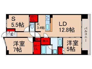 シティテラス東陽町(905)の物件間取画像